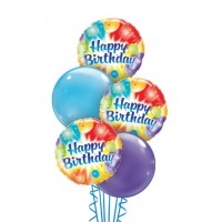 Композиция из шаров "Радужный день рождения" , , 3600 р., Композиция "Радужный день рождения" , , Влюблённым